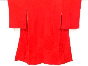 アンティーク　紋錦紗　花薬玉模様織り出し長襦袢